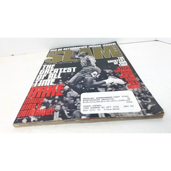 SLAM Magazine 50th ANNIVERSARY Issue Michael Jordan Cover 1 of 3 Rare MAGIC BIRD - Picture 6 of 16
